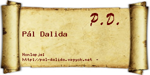 Pál Dalida névjegykártya