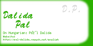 dalida pal business card